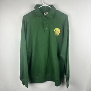 SMILEY x‎ H&M Mens Long Sleeve Shirt Small Collared Pullover Button Up